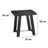 Anita Design Living 3 Piece Knoxville Acacia Wood Coffee Table Set