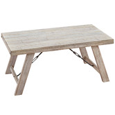 Anita Design Living 3 Piece Whitewash Sorrento Acacia Wood Coffee Table Set
