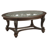 Anita Design Living Windsor Oval Birch Wood Coffee Table