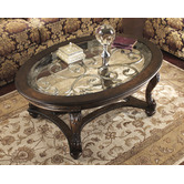 Anita Design Living Windsor Oval Birch Wood Coffee Table