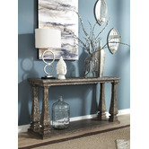 Anita Design Living Gallatin Elm Wood Console Table