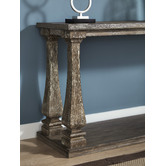 Anita Design Living Gallatin Elm Wood Console Table