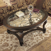 Anita Design Living Windsor Oval Birch Wood Coffee Table