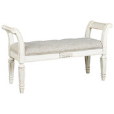 Anita Design Living Button Tufted LeBlanc Accent Bench