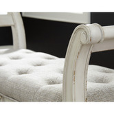 Anita Design Living Button Tufted LeBlanc Accent Bench