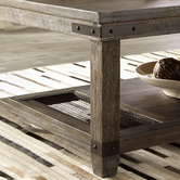 Anita Design Living Altair Pine Wood Coffee Table