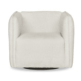 Anita Design Living Amber Boucle Swivel Accent Chair