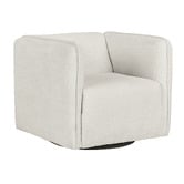 Anita Design Living Amber Boucle Swivel Accent Chair