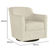 Anita Design Living Soleil Swivel Accent Chair