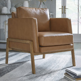 Anita Design Living Merle Acacia Wood Armchair