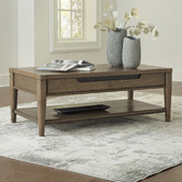Anita Design Living Tycho Rubberwood Coffee Table