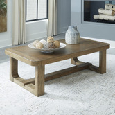 Anita Design Living Swan Acacia Wood Coffee Table