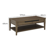Anita Design Living Tycho Rubberwood Coffee Table