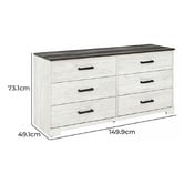 Anita Design Living Audrey 6 Drawer Chest