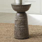 Anita Design Living Harvey Rubberwood Side Table