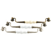Castella Estate Zamak &amp; Porcelain Bail Handle