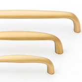Castella Decade Plain Brass Pull Handle