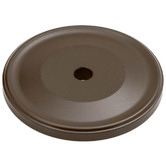 Castella Decade Brass Knob Backplate