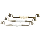 Castella Estate Zamak &amp; Porcelain Bail Handle
