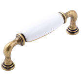 Castella 11cm Manor Zamak &amp; Porcelain Handle