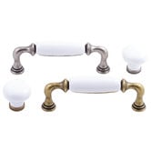Castella 11cm Manor Zamak &amp; Porcelain Handle