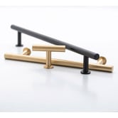 Castella Matte Black Stirling Brass Cabinet Handle