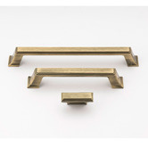 Castella Brushed Antique Brass Buckhurst Cabinet Handle