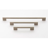 Castella Dull Brushed Nickel Clement Cabinet Handle