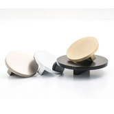 Castella Brushed Brass Gyre Cabinet Knob