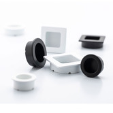 Castella Matte White Flush Cabinet Handle