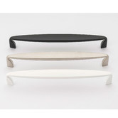 Castella Matte White Corner Cabinet Handle