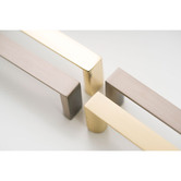 Castella Polished Gold Planar Cabinet Handle
