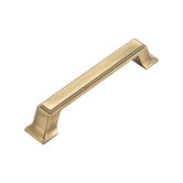 Castella Brushed Antique Brass Buckhurst Cabinet Handle
