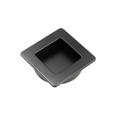 Castella Matte Black Flush Cabinet Handle
