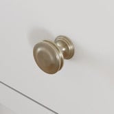 Castella Decade Flat Brass Knob