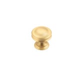 Castella Decade Flat Brass Knob