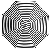 Skyward Outdoor Living 3m Black &amp; White Striped French Riviera Market Umbrella