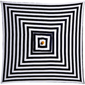 Skyward Outdoor Living 2m Black &amp; White Striped French Riviera Market Umbrella