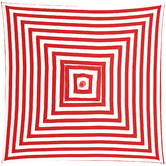 Skyward Outdoor Living 2m Red &amp; White Striped Monte Carlo Market Umbrella