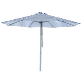 Billy Fresh 3m Navy &amp; White Striped Santorini Market Umbrella