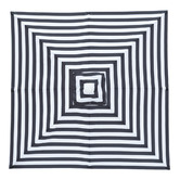 Skyward Outdoor Living 2m Black &amp; White Striped Mont Blanc Market Umbrella