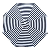 Skyward Outdoor Living 3m Black &amp; White Striped Mont Blanc Market Umbrella