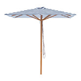 Skyward Outdoor Living 2m Stripe Timber-look Square Market Umbrella