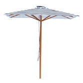 Skyward Outdoor Living 2m Stripe Timber-look Square Market Umbrella