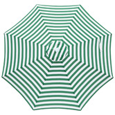 Skyward Outdoor Living 3m Green &amp; White Ferngully Aluminium Umbrella