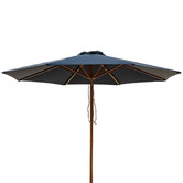 Billy Fresh 3m Coheed Timber-Look Market Umbrella