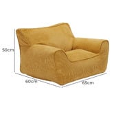 Skyward Outdoor Living Kids' Declan Corduroy Bean Bag Cover
