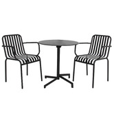 Skyward Outdoor Living 2 Seater Clifford Round Outdoor Bistro Set