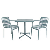 Skyward Outdoor Living 2 Seater Clifford Square Outdoor Bistro Set