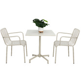 Skyward Outdoor Living 2 Seater Clifford Square Outdoor Bistro Set